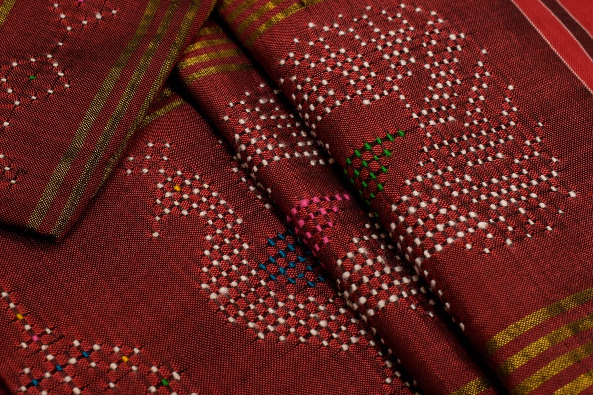 Maheshwari Silk Cotton Saree RB078