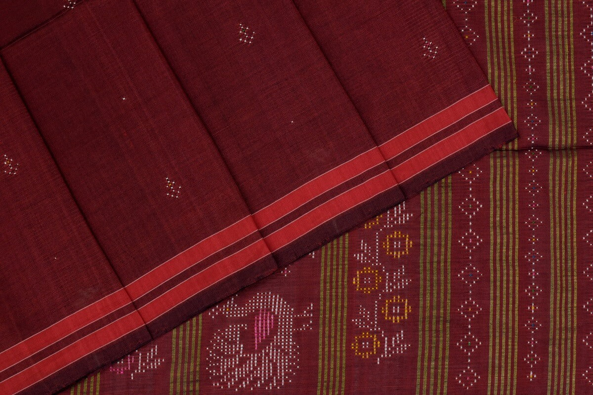 Maheshwari Silk Cotton Saree RB078