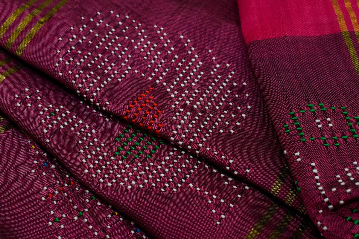 Maheshwari Silk Cotton Saree RB079