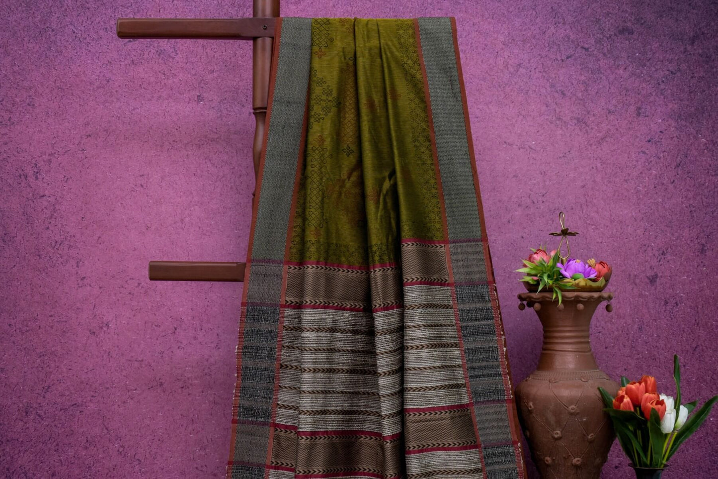 Maheshwari silk cotton saree SH006