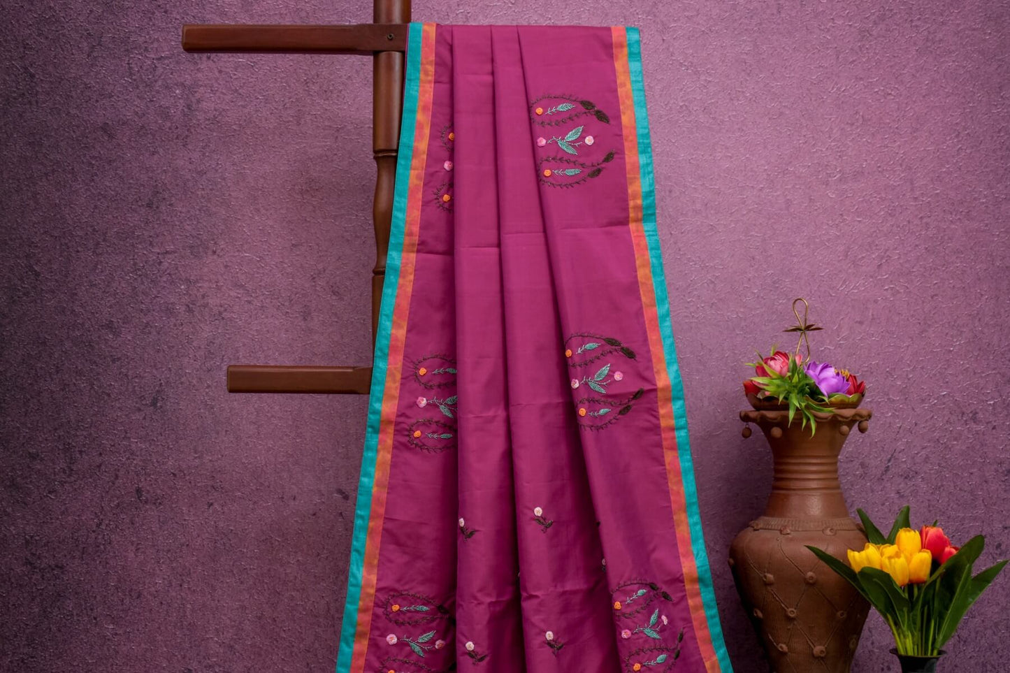 Khadi silk saree SH027