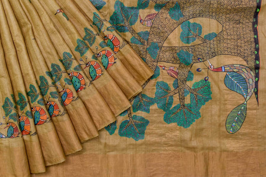 Tussar silk saree SH026