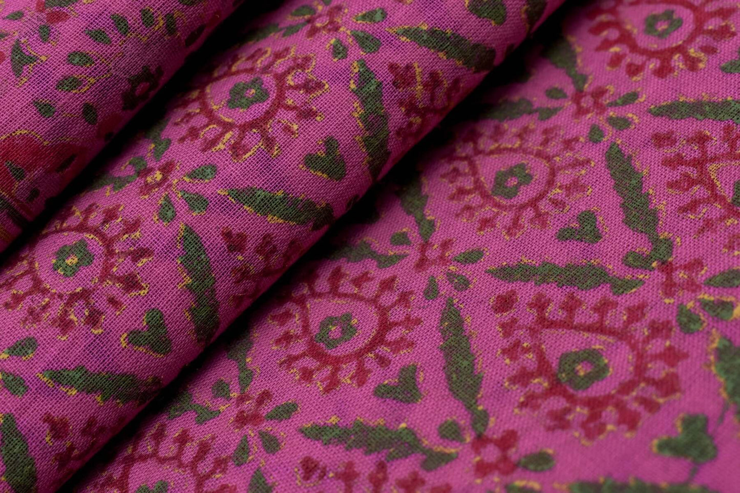 Block print Cotton Saree SS4730