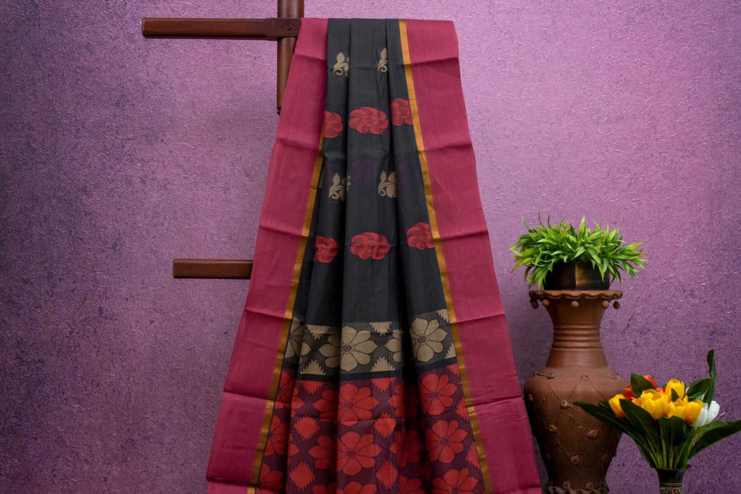 Kora Silk Cotton Saree SS4795