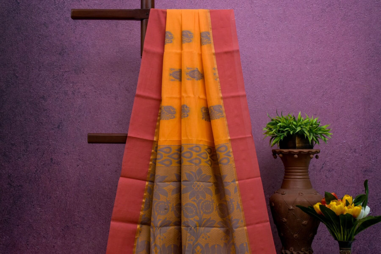 Kora Silk Cotton Saree SS4798