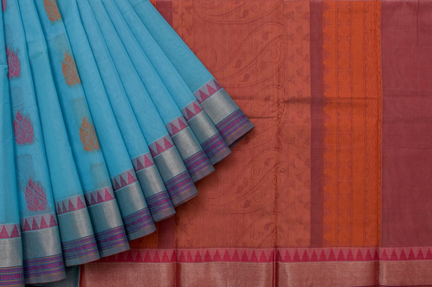 Kora Silk Cotton Saree SS4793