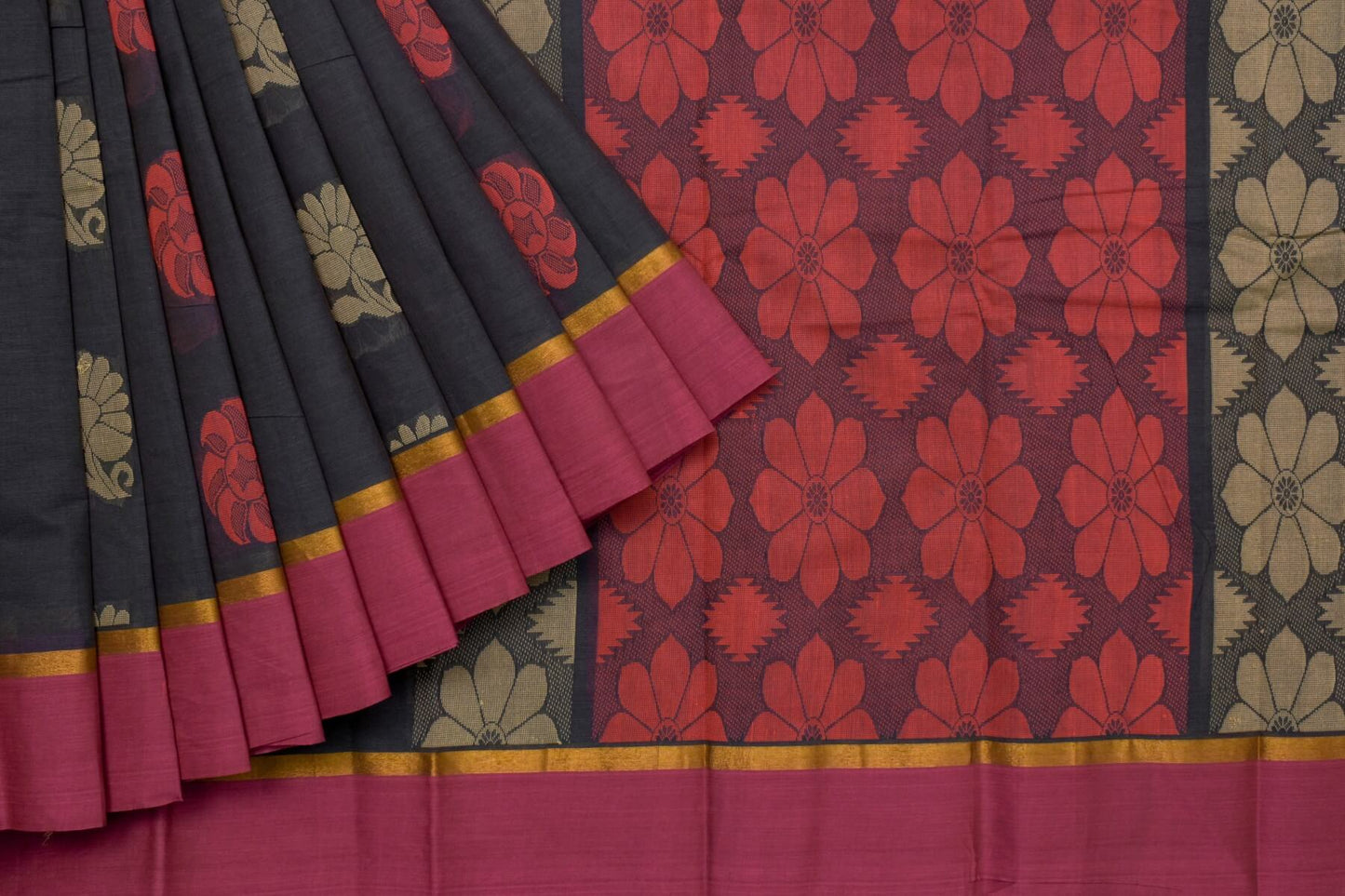 Kora Silk Cotton Saree SS4795