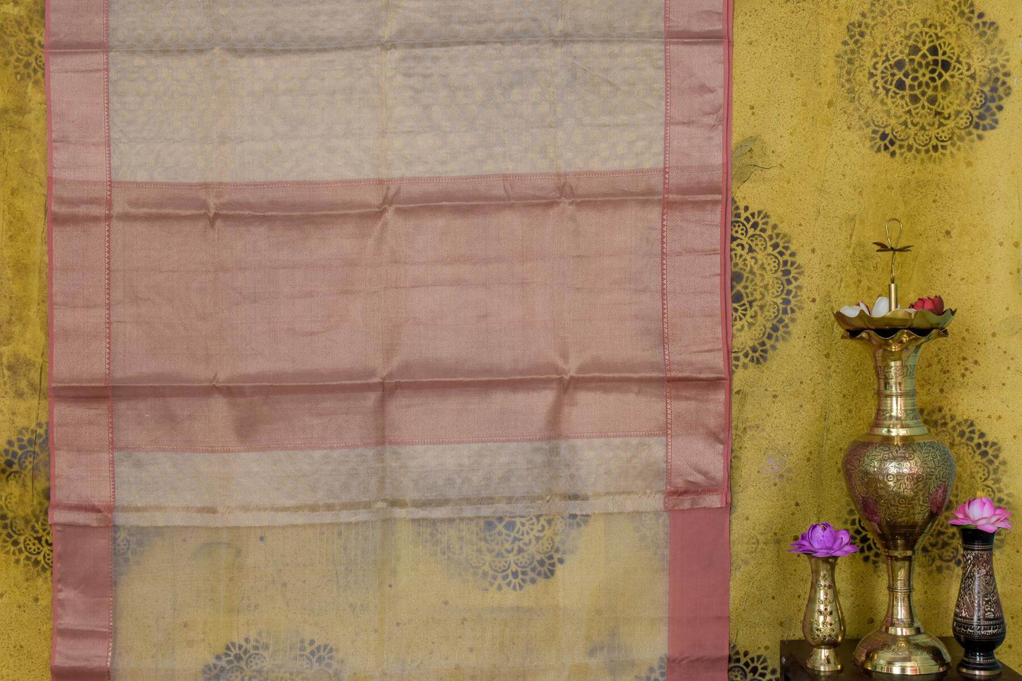 Chanderi Silk Cotton Tissue Saree RB113