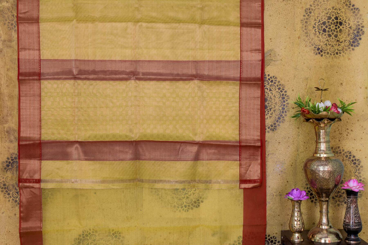 Chanderi Silk Cotton Tissue Saree RB115