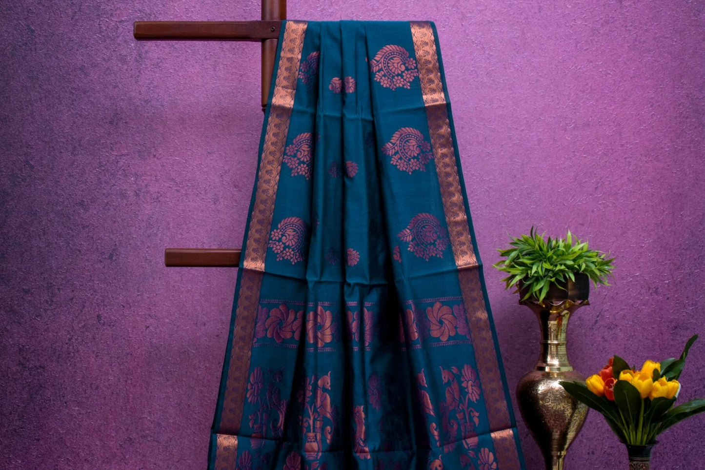 Kora Silk Cotton Saree SS4807