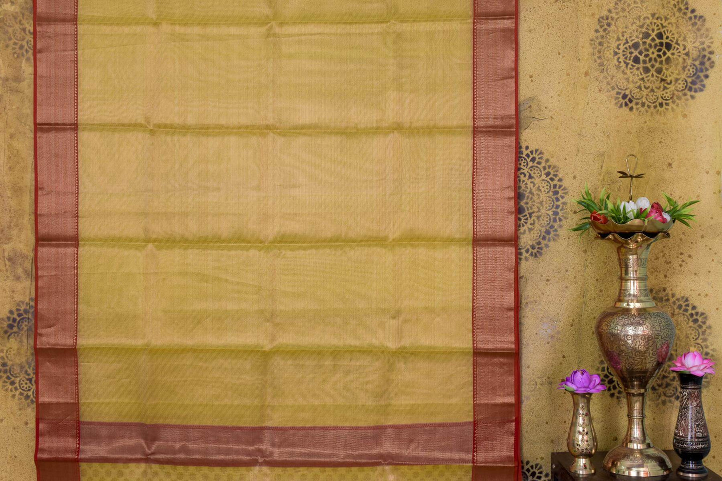 Chanderi Silk Cotton Tissue Saree RB115