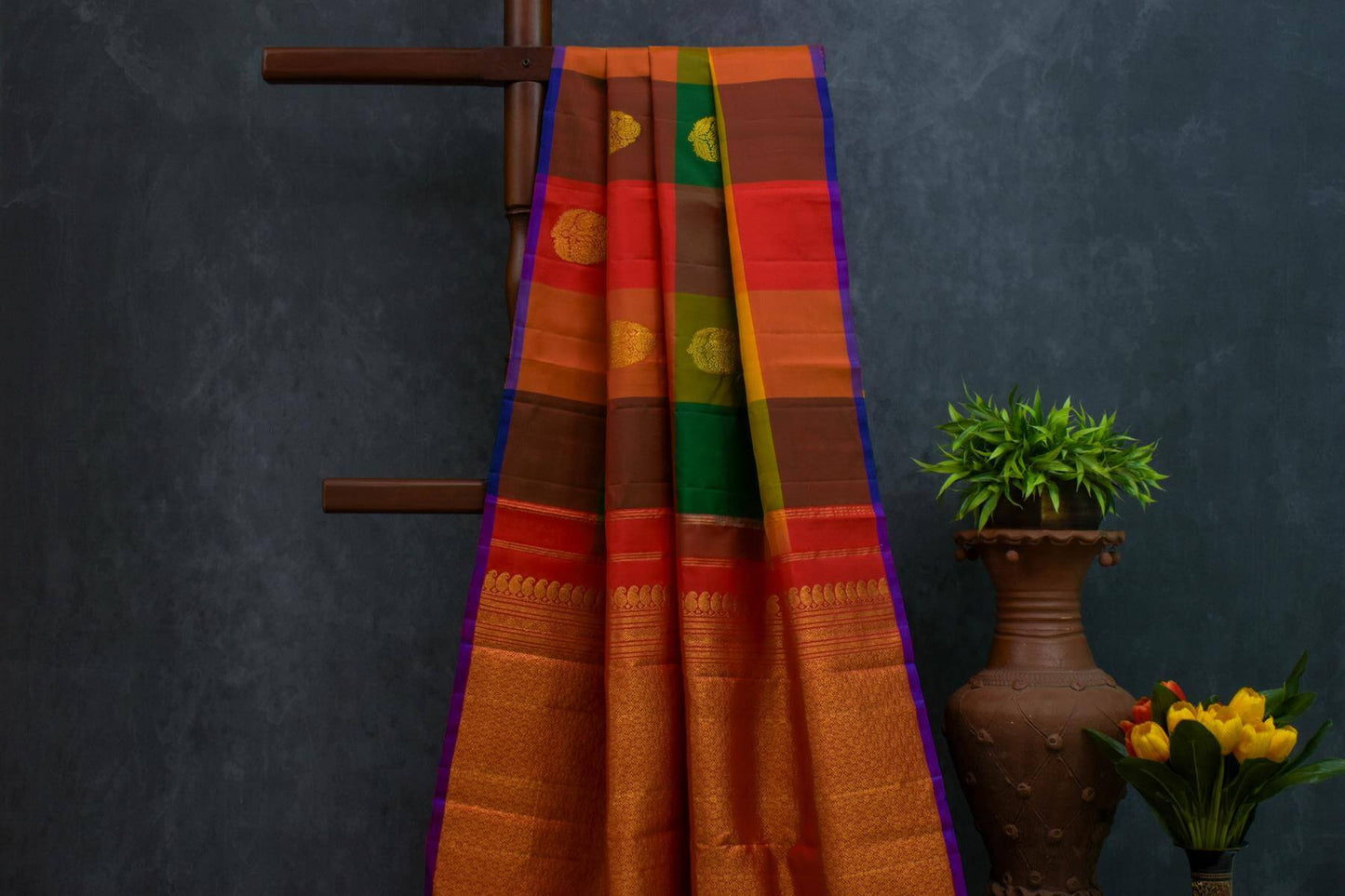 Kanjivaram Silk Saree SS4850