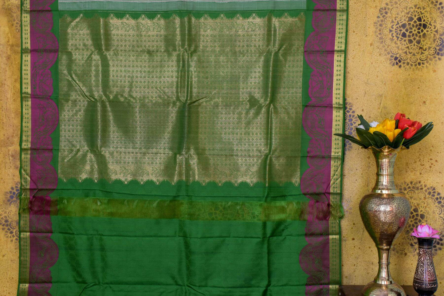 Kanjivaram silk saree SS4285