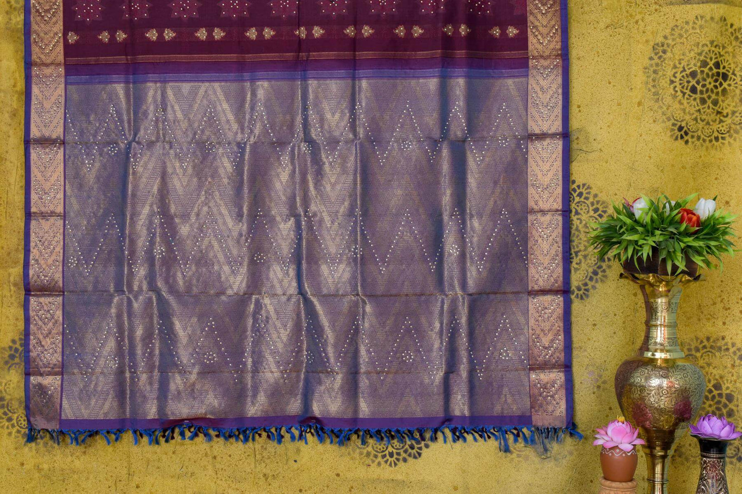 Kanjivaram silk saree SS4322