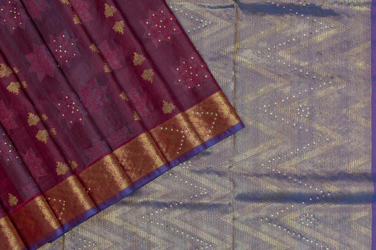 Kanjivaram silk saree SS4322