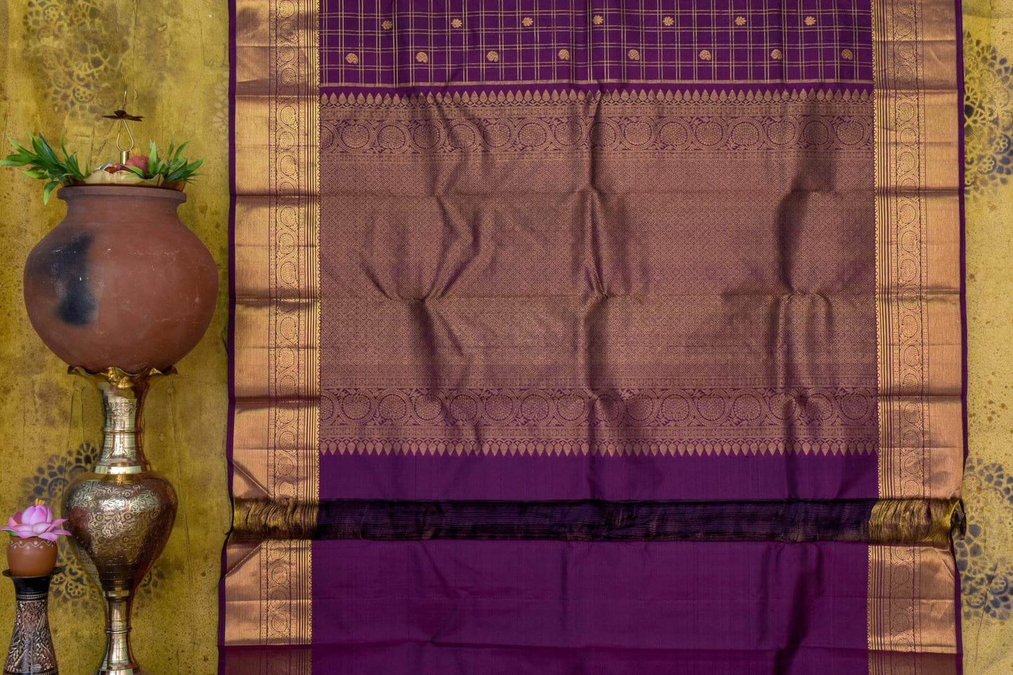 Kanjivaram silk saree SS4336