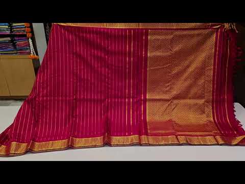 Nine yards silk saree SS5147