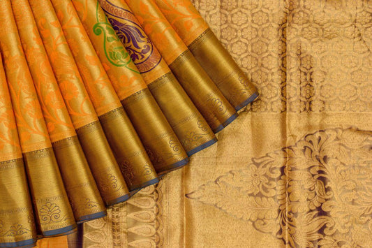 Kanjivaram silk saree AC546